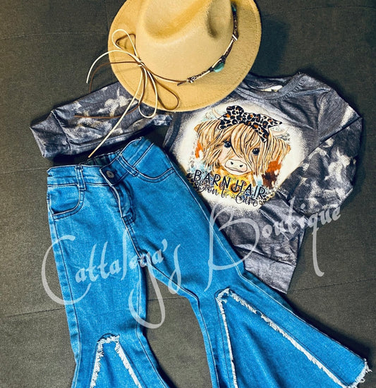 Barn Hair Don’t Care long sleeve 5/6y